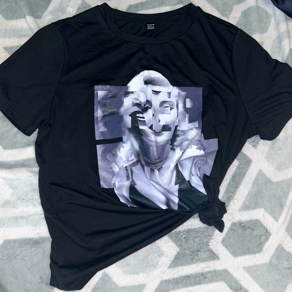 Women shirt from SHEIN. Size XL black and white